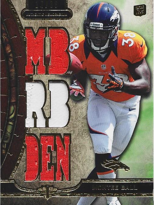 Montee Ball Topps Rookie Jersey Card #17/36