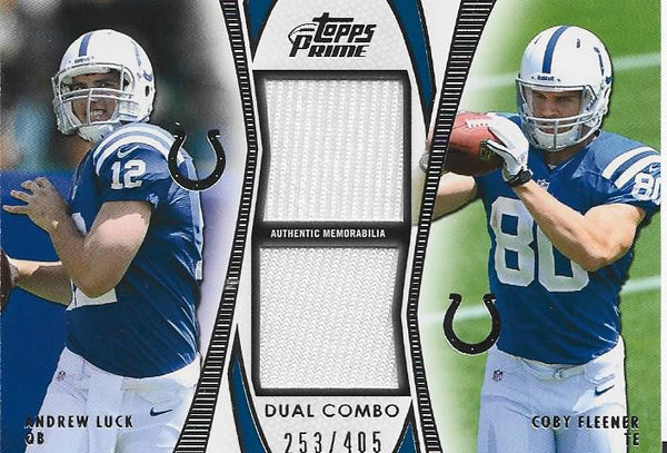 Andrew Luck / Coby Fleener Topps Card