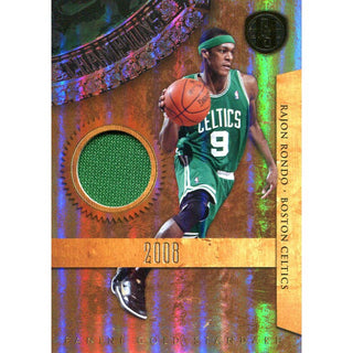 Rajon Rondo Unsigned 2011 Panini Gold Standard Jerey Card