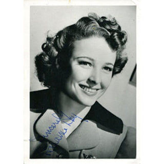 Elaine Day Autographed / Signed 4x6 Photo (James Spence)