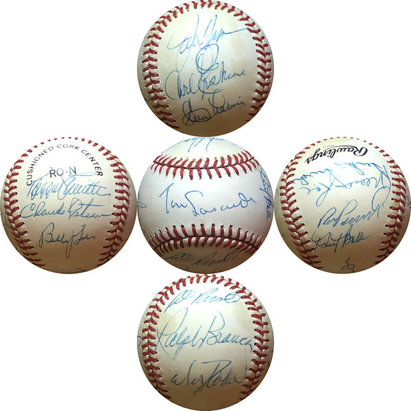 Brooklyn/Los Angeles Dodgers Hofers & Stars Autographed Baseball (JSA)