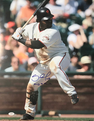 Pablo Sandoval "Kung Fu Panda" Autographed Giants 16x20 Photo