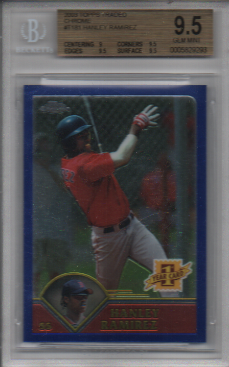 Hanley Ramirez 2003 Topps Chrome Traded Rookie Card (BVG)