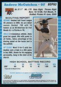 Andrew McCutchen 2005 Bowman Chrome Rookie Card