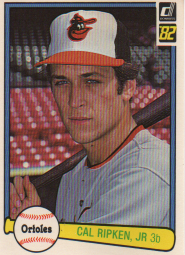 Cal Ripken Jr. 1982 Donruss Rookie Card