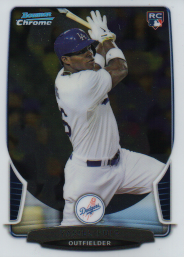 Yasiel Puig 2013 Bowman Chrome Rookie Card