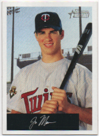 Joe Mauer 2002 Bowman Heritage Rookie Card