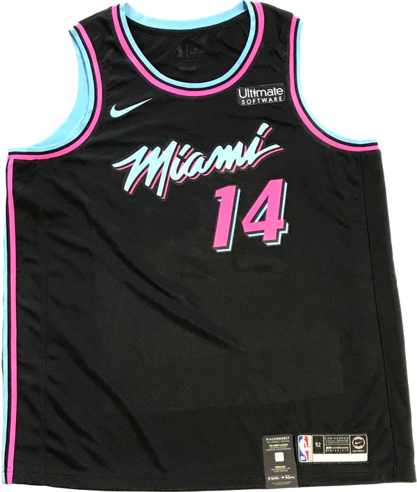 Tyler Herro "Boy Wonder" Autographed Miami Heat ViceNight Swingman Jersey (JSA)