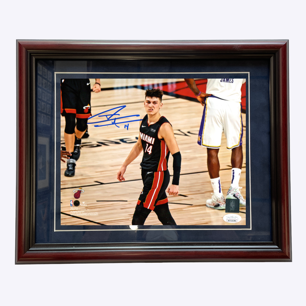 Tyler Herro Autographed Snarl 8x10 Photo (JSA)