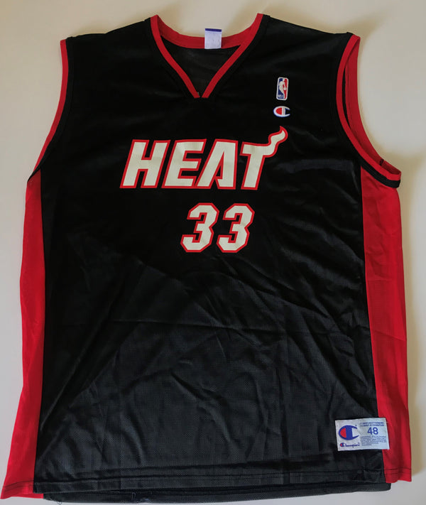 Alonzo Mourning Miami Heat  Authentic Replica Autographed Jersey (PSA)