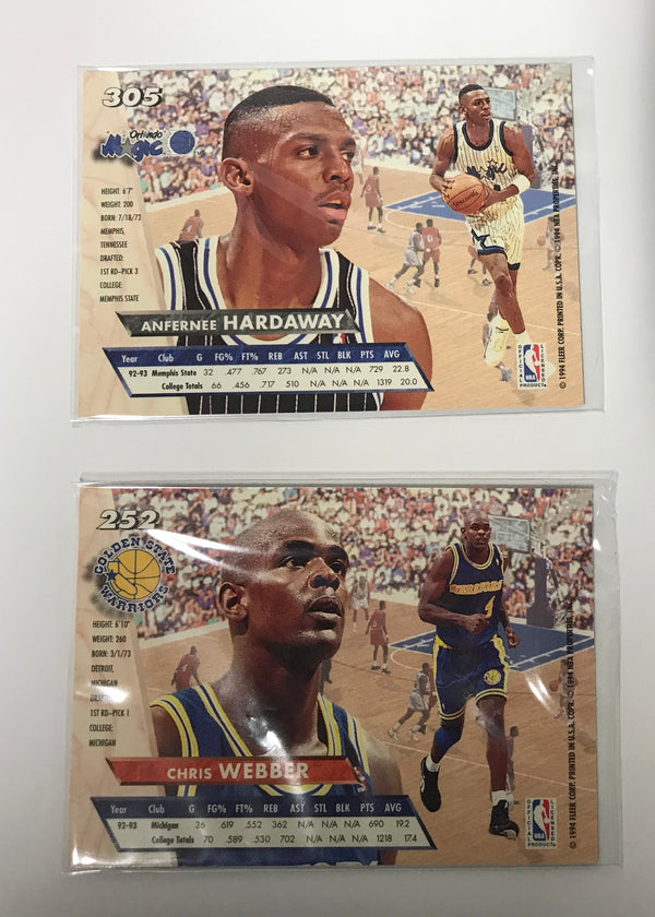 1993-94 Fleer Ultra Basketball Series 2 Complete Set