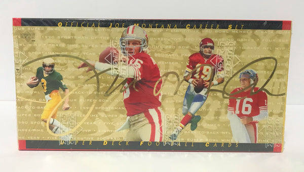 Joe Montana 1995 Upper Deck Career Set Factory Sealed