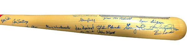 Boston Red Sox 1967-1992 Cooperstown Signed Team Bat (JSA)