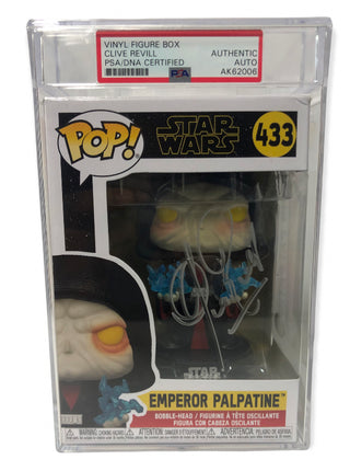 Clive Revill Emperor Palpatine Autographed Funko Pop (PSA)