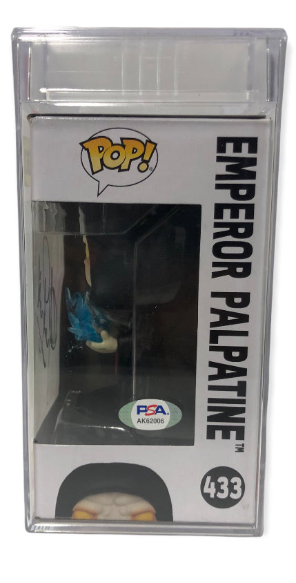 Clive Revill Emperor Palpatine Autographed Funko Pop (PSA)