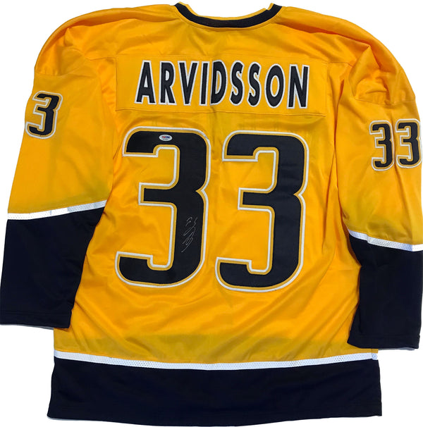 Viktor Arvidsson Autographed Nashville Predators Jersey (PSA)