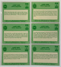 1984 Star Company Larry Bird Complete 18 card NBA set