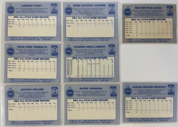 1984 Star Company All Star Game Set