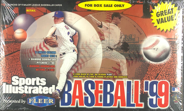 1999 Fleer Baseball Retail Wax Box