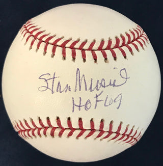 Stan Musial Autographed Official Major League Baseball