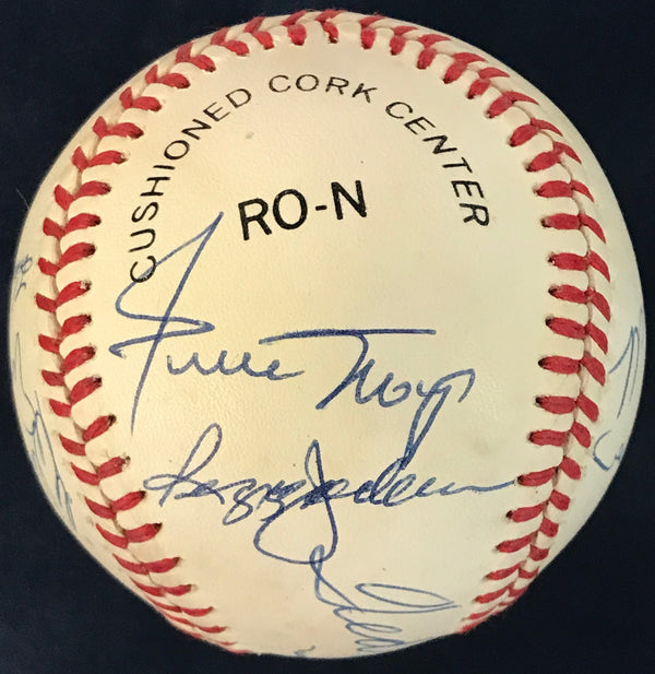 500 Homerun Club Autographed Baseball 11 Signatures (JSA)