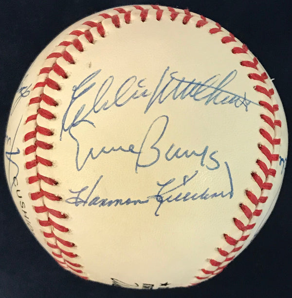 500 Homerun Club Autographed Baseball 11 Signatures (JSA)