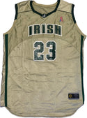 LeBron James Game Used St. Vincent-St. Mary Irish High School Jersey (MEARS)