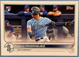 Julio Rodriguez 2022 Topps Variation SP Rookie Card #659