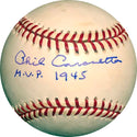 Phil Cavarretta "MVP 1945" Autographed Baseball (JSA)