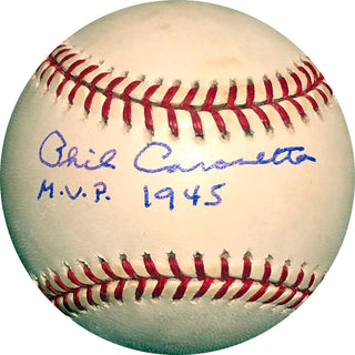 Phil Cavarretta "MVP 1945" Autographed Baseball (JSA)