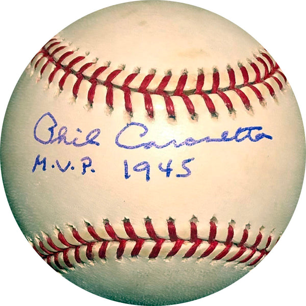 Phil Cavarretta "MVP 1945" Autographed Baseball (JSA)