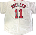 Bill Mueller "03 AL Batting Champ .326 04 WS Champs" Autographed Boston Red Sox Jersey