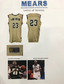 LeBron James Game Used St. Vincent-St. Mary Irish High School Jersey (MEARS)