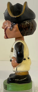 1960's Pittsburgh Pirates Mascot Vintage Bobble Head Nodder Green Base