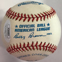 Lou Boudreau Autographed Official American League Baseball (JSA)