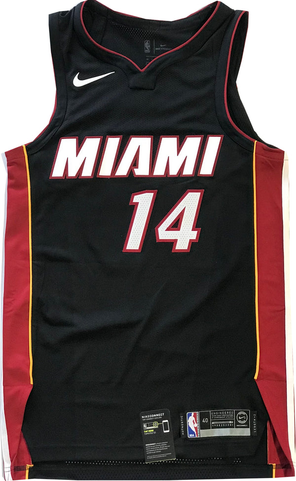 Tyler Herro Autographed Miami Heat Authentic Black Jersey (JSA)