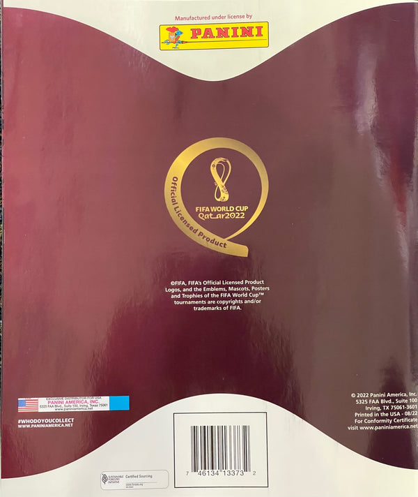 2022 FIFA World Cup Qatar Official Sticker Album & 3 Packs