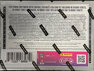 2019 Panini Contenders Football 1st Off The Line FOTL Hobby Box