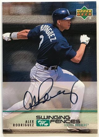 Alex Rodriguez 1999 autographed Upper Deck Card