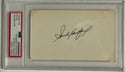 Sandy Koufax Autographed 3x5 Index Card PSA