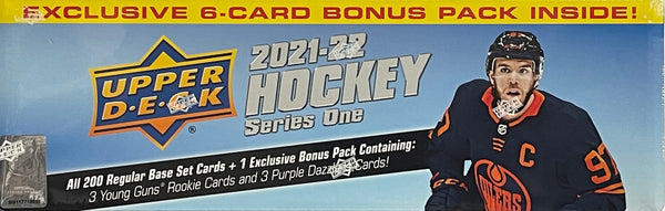 2021-22 Upper Deck Series 1 Hockey Complete Factory Box Set