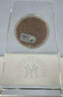 2009 Yankee Stadium Logo Crystal with Game Used Dirt (Steiner & MLB)