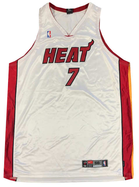 Lamar Odom Autographed Authentic Miami Heat Jersey (JSA)