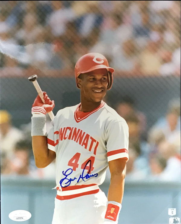 Eric Davis Signed 8x10 Baseball Photo (JSA)