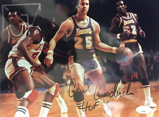 Gail Goodrich Autographed 8x10 Basketball Photo (JSA)