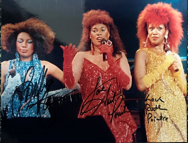 Pointer Sisters Autographed 8x10 Photo (JSA)