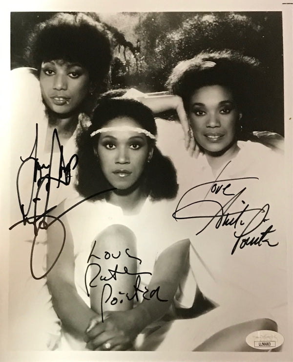 Pointer Sisters Autographed 8x10 Photo (JSA)