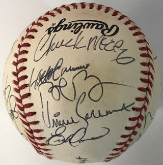 1996 Cincinnati Reds Autographed Official Baseball