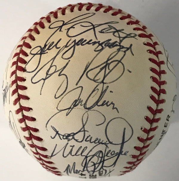 1996 Cincinnati Reds Autographed Official Baseball