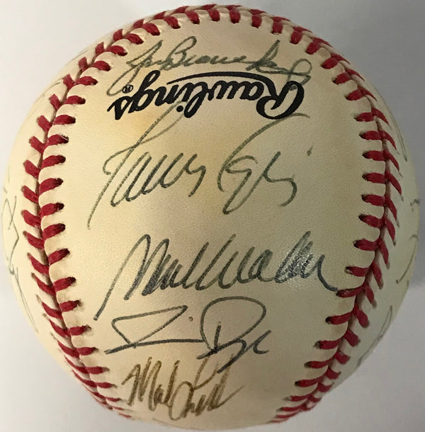 1996 Atlanta Braves Autographed Official Baseball